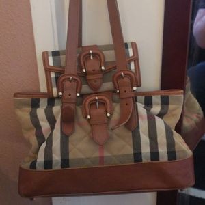 Burberry vintage purse and matching wallet